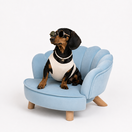 Aqua Blossom Chair