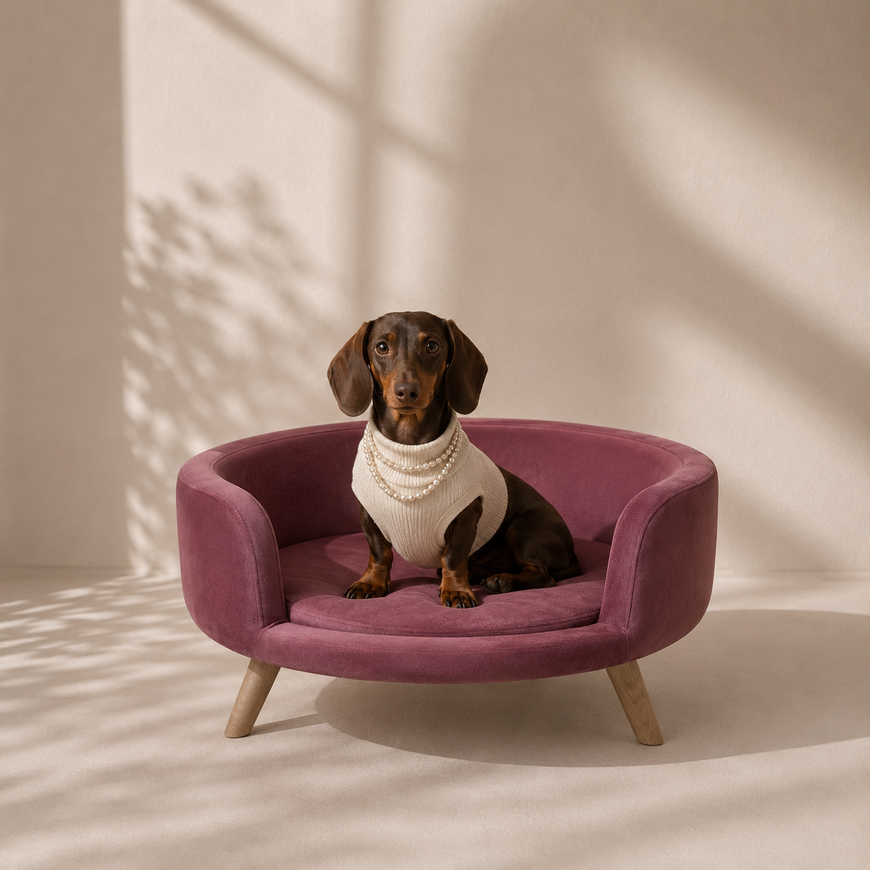 Plum Plush Bed